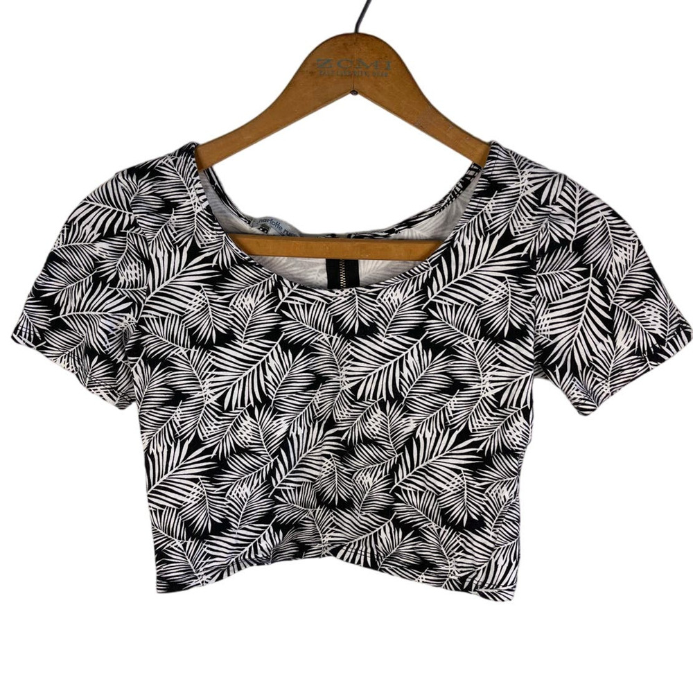 Charlotte Russe Summer Crop Top Edgy Festival Wear Size S Vacation Beach Surf
